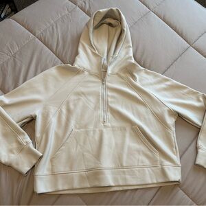 Women's Cream Hoodie Sweatshirt